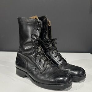 Genesco Black Leather Men's Boots 8 Wide